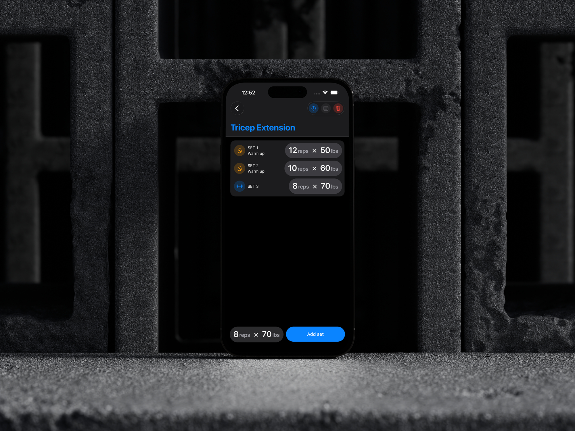 Warm-up and Working Sets: Track What Matters
